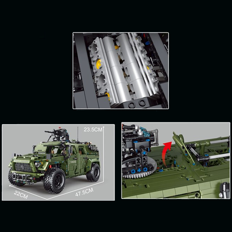 Remote Controlled Armoured Raid Vehicle - 3174pcs