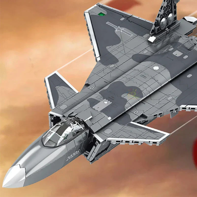 J-20 Fighter Aircraft - 774pcs