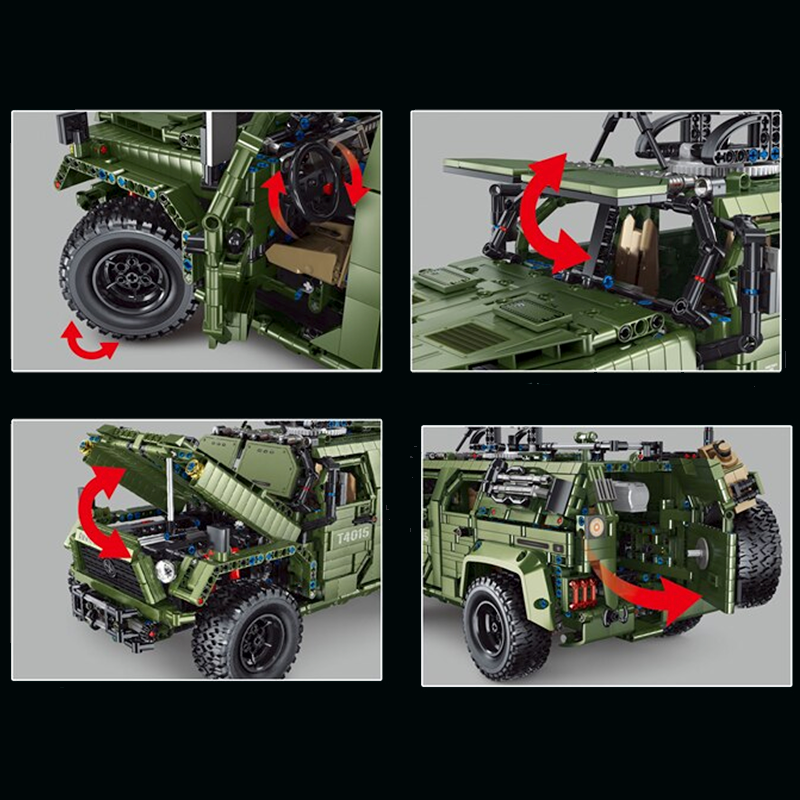 Remote Controlled Armoured Raid Vehicle - 3174pcs