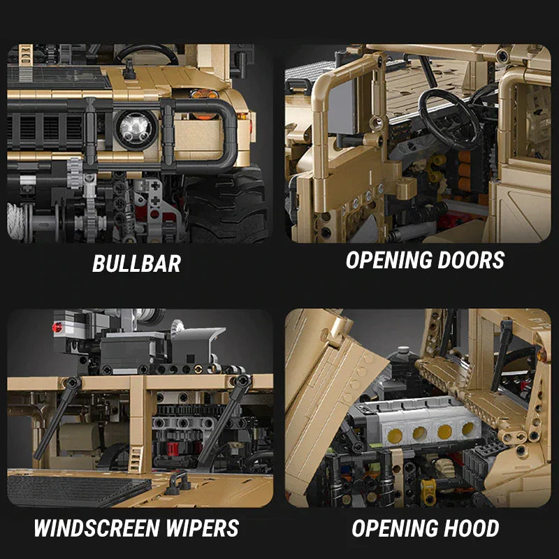 Remote Controlled Humvee - 3934pcs