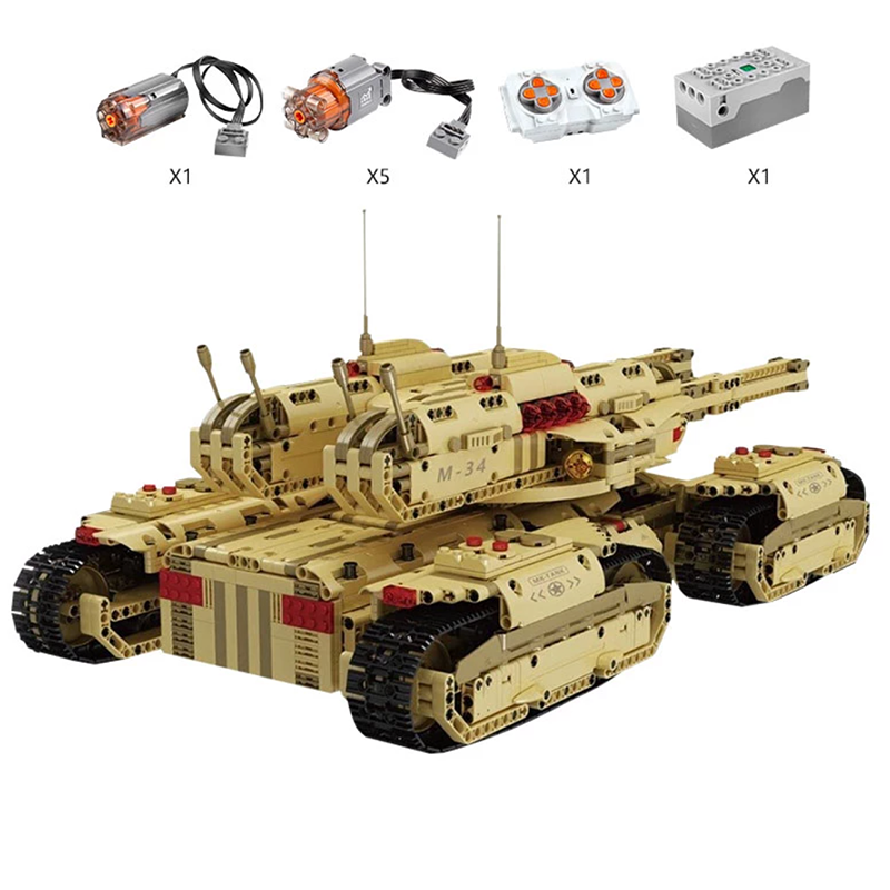 Remote Controlled 4-Track Army Tank – 3294 pcs