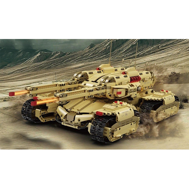 Remote Controlled 4-Track Army Tank – 3294 pcs