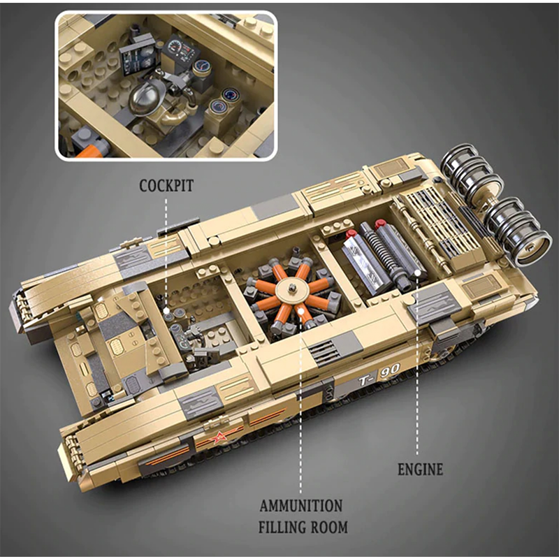 Remote Controlled Battle Tank – 1724 pcs