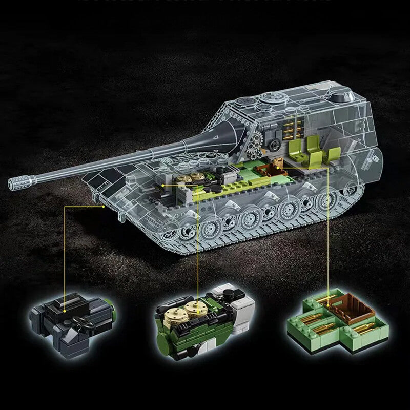 The Jagdpanzer E 100 - 1835pcs