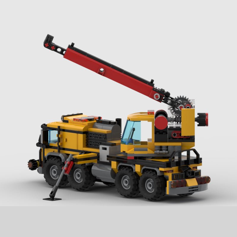 Timber Hauler Mini Build Model | 604 pcs Heavy - Duty Crane Truck - BLOCKPOINT