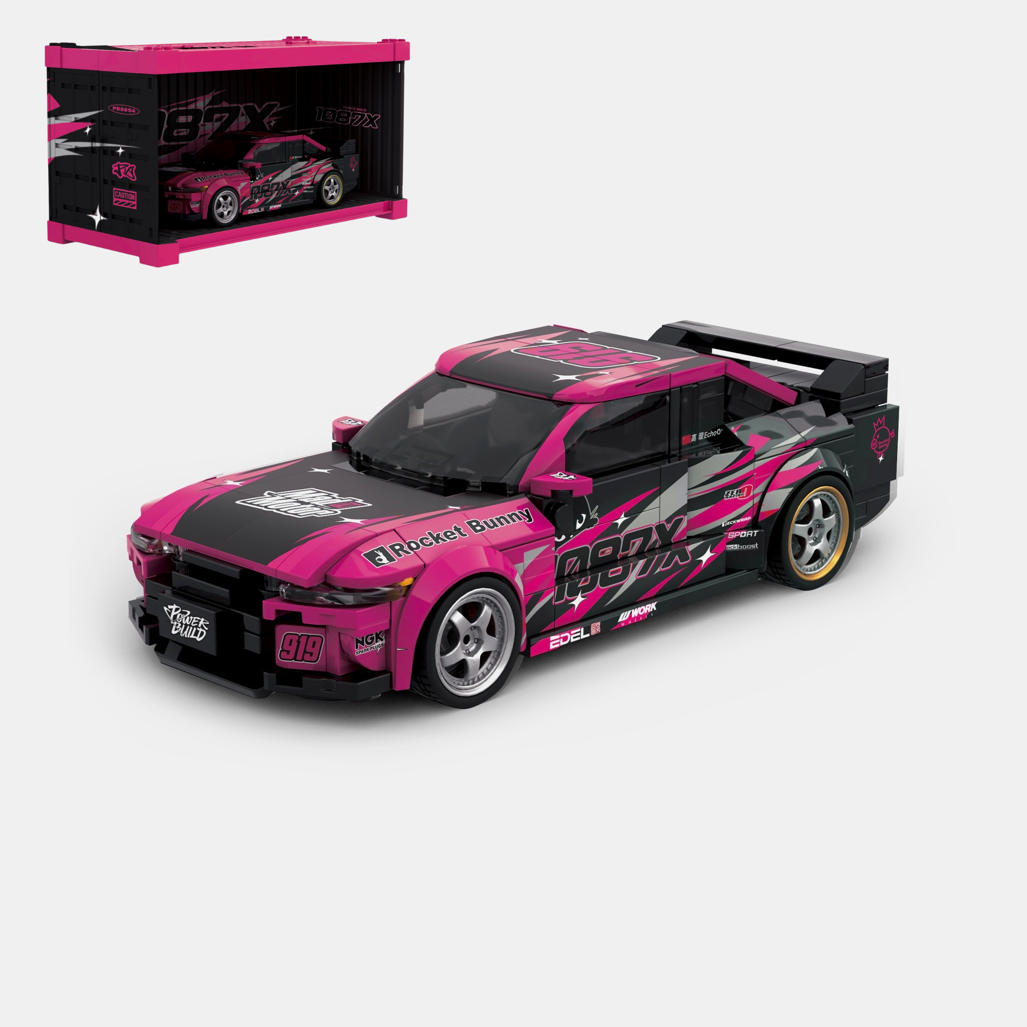 1087x Drift Team R32 Display Garage Box Included