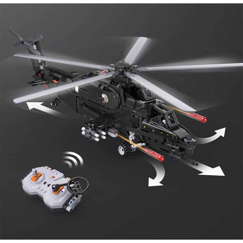 Remote Controlled Attack Helicopter – CAIC Z-10 (989pcs)
