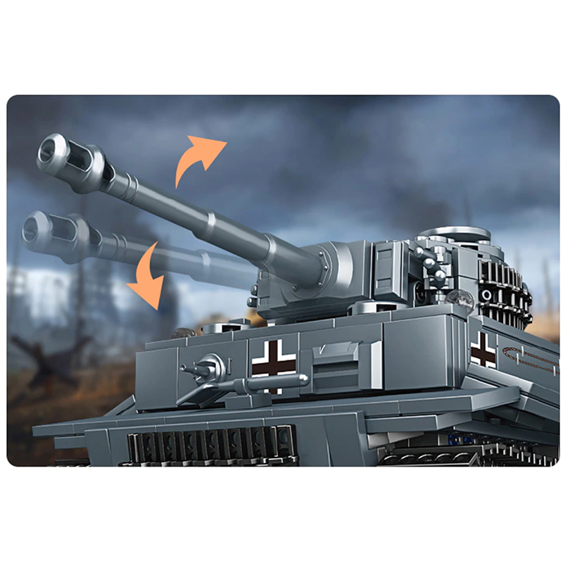 Remote Controlled Tiger Tank 801pcs
