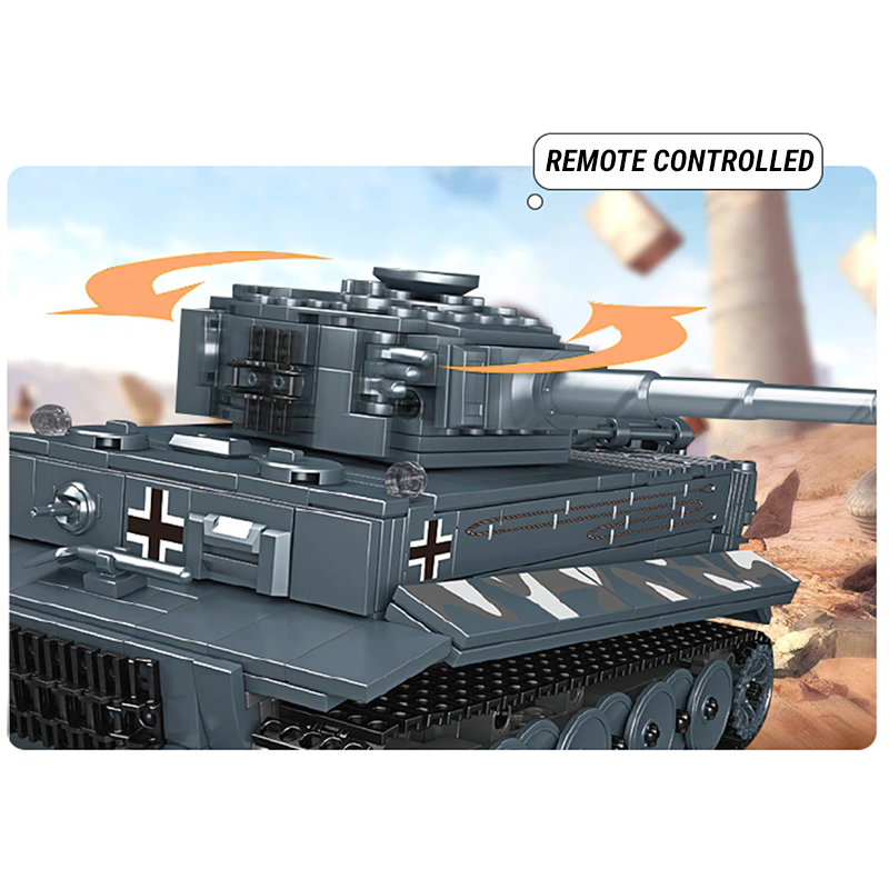 Remote Controlled Tiger Tank 801pcs